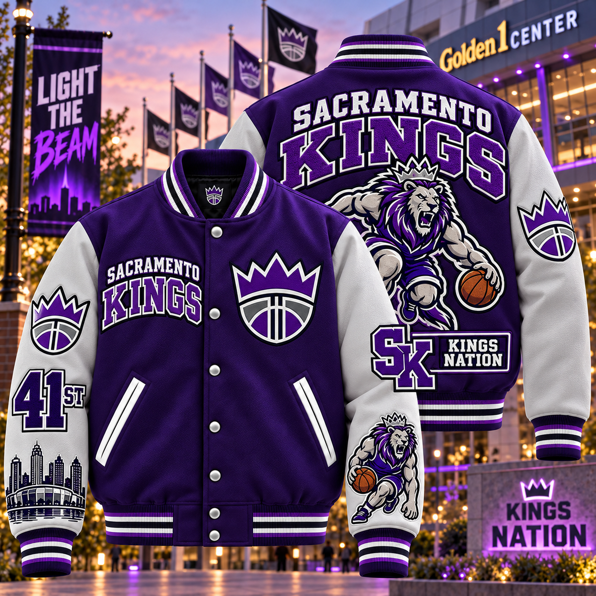 Sacramento Ki Baseball Jacket
