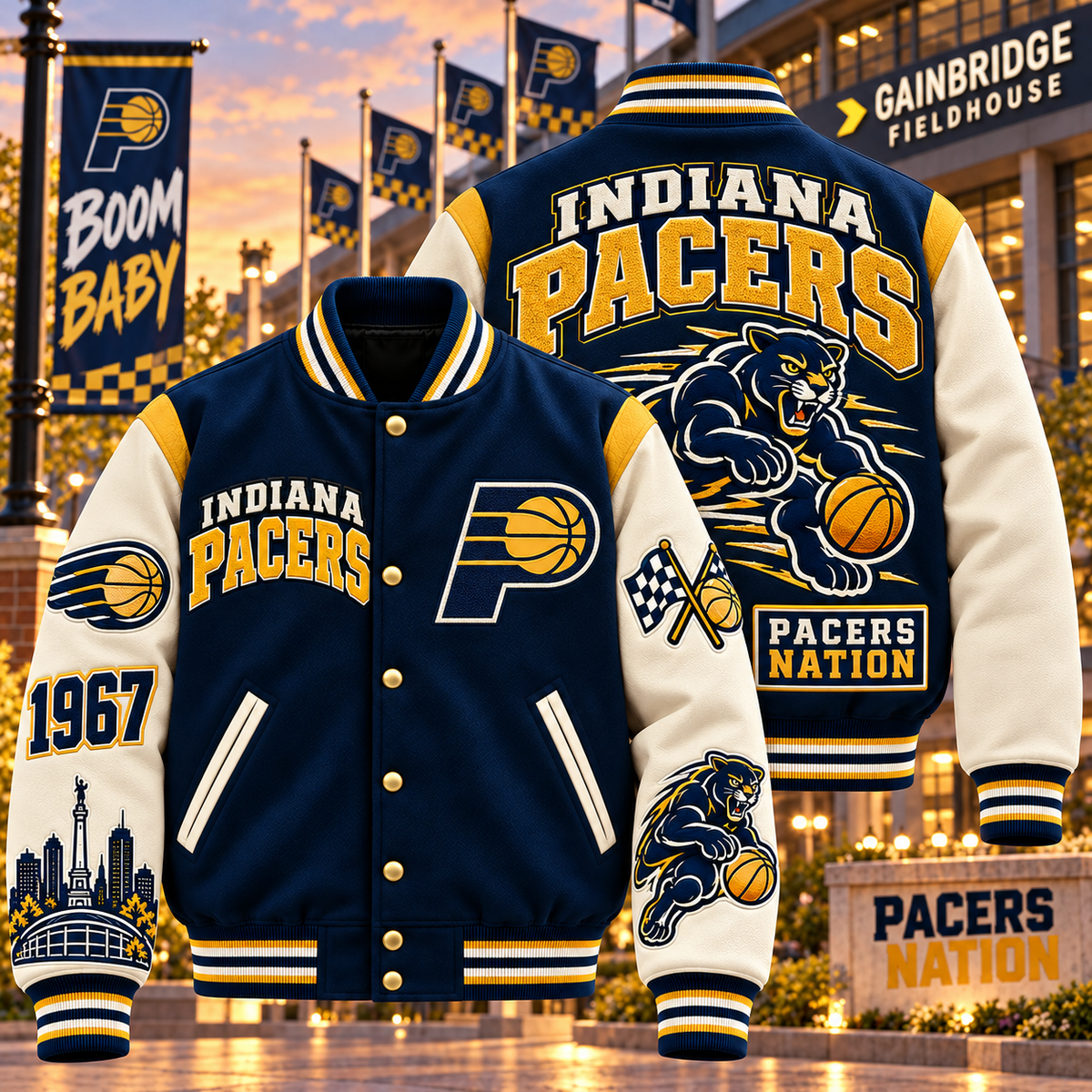 Indiana Pa Baseball Jacket