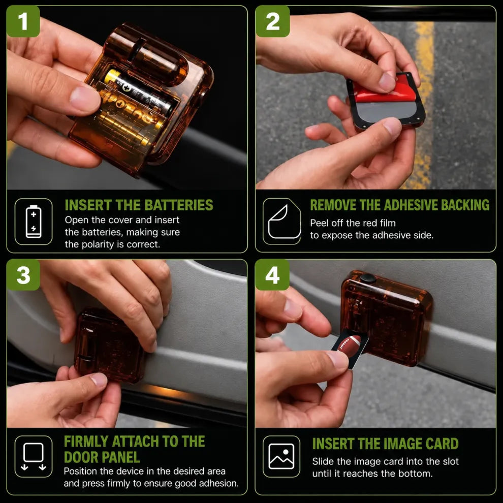 Horror Car Door Projector Lights
