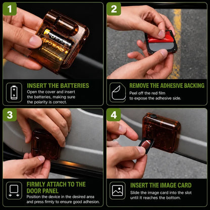 Horror Car Door Projector Lights