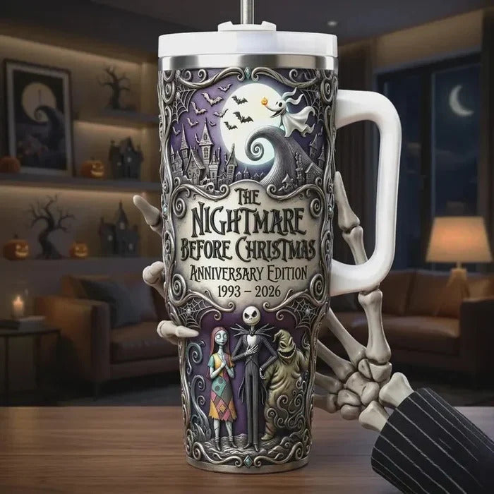 The Nightmare Before Christmas 33rd Anniversary Tumbler