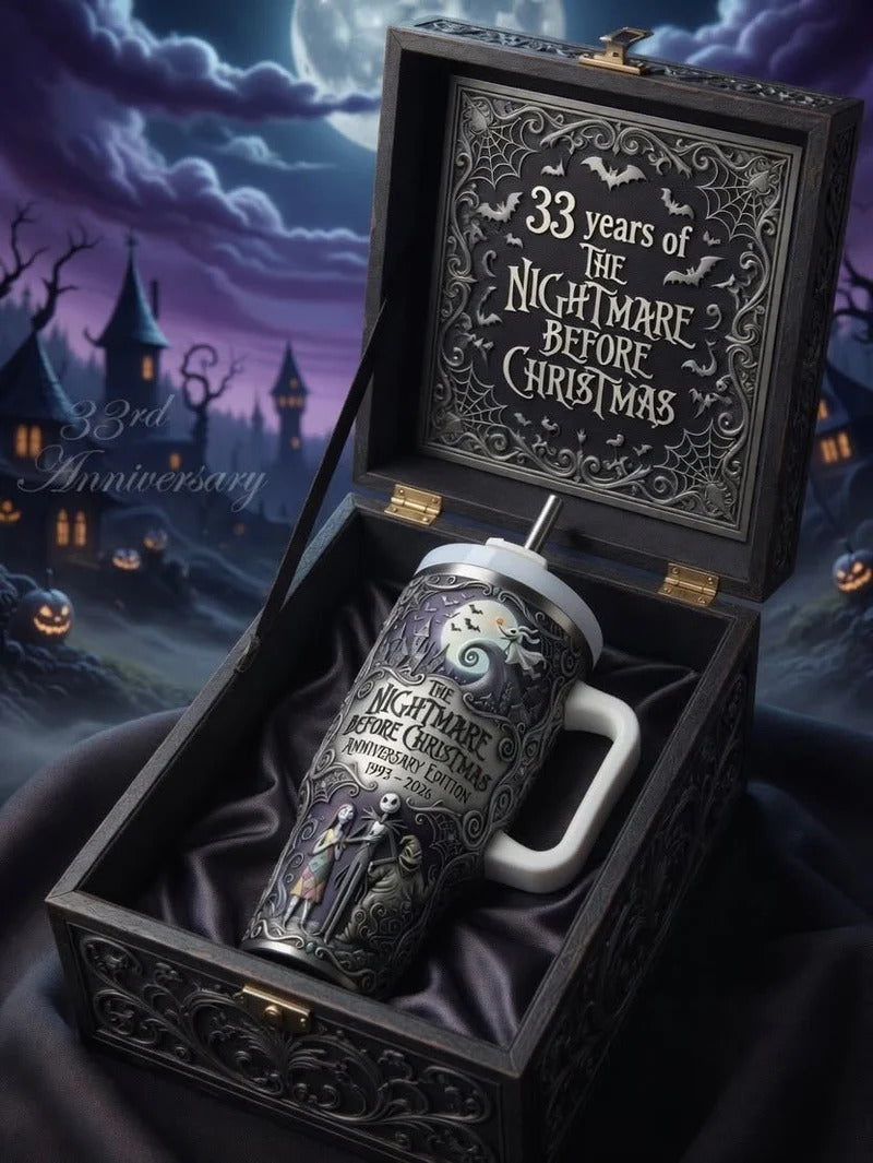 The Nightmare Before Christmas 33rd Anniversary Tumbler