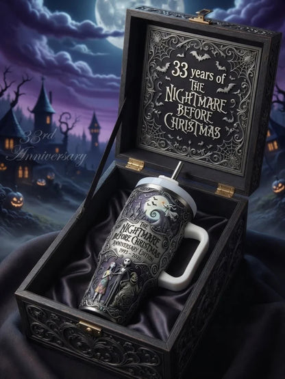 The Nightmare Before Christmas 33rd Anniversary Tumbler