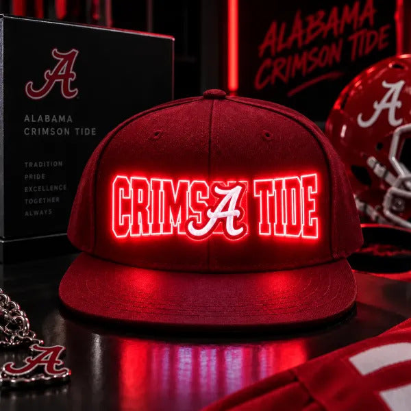 Football Fan LED Light-Up Snapback Cap