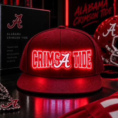 Football Fan LED Light-Up Snapback Cap