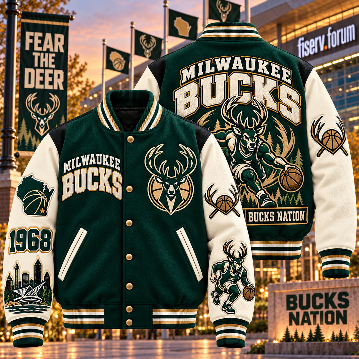 Milwaukee Buc Baseball Jacket