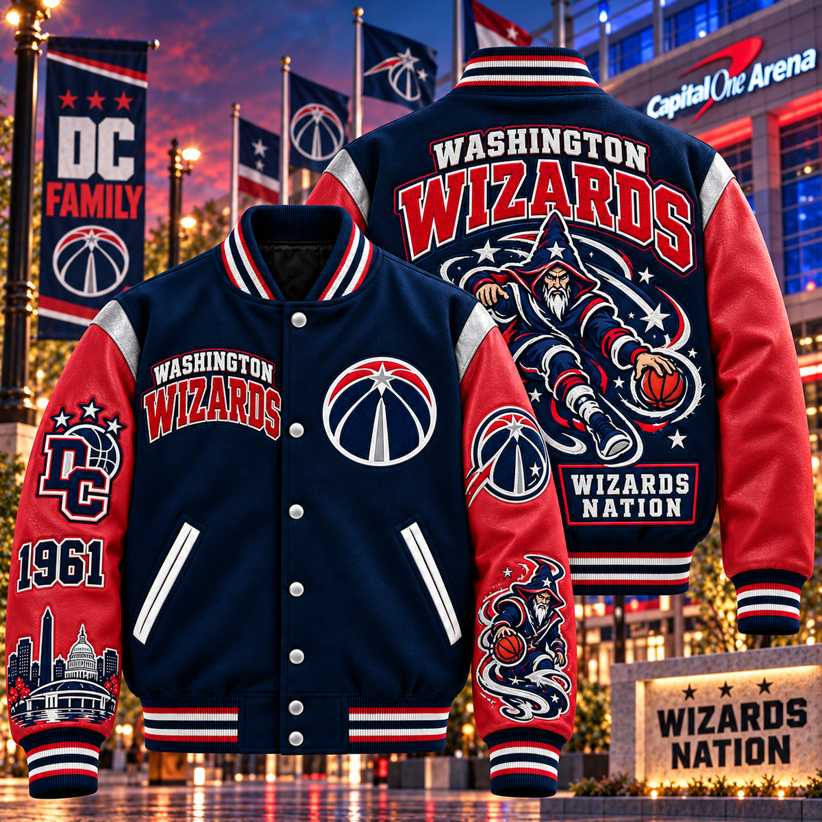 Washington Wiz Baseball Jacket