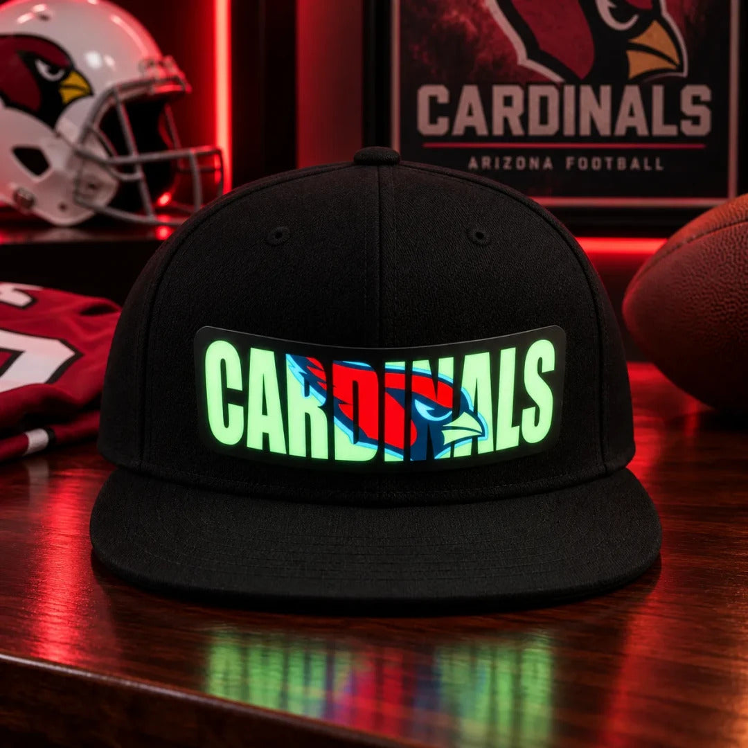 Football Fan LED Light-Up Snapback Cap