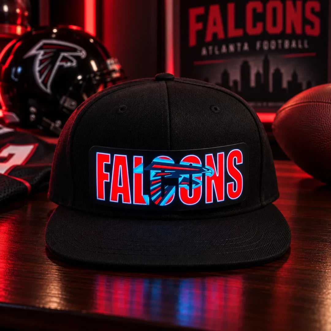 Football Fan LED Light-Up Snapback Cap
