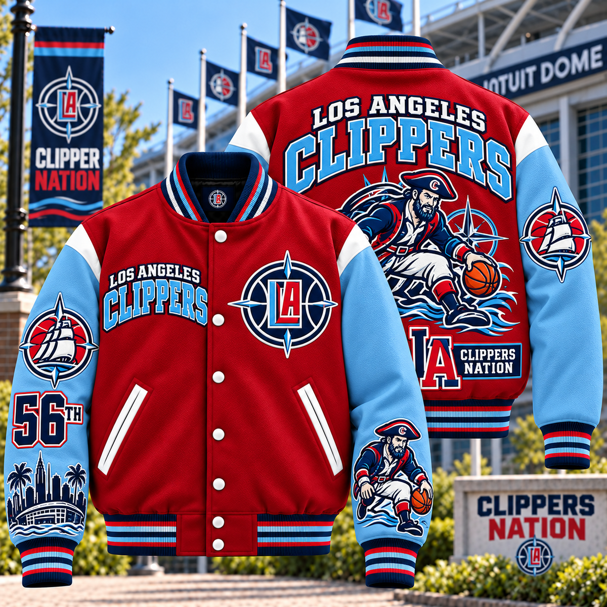 Los Angeles Clip Baseball Jacket