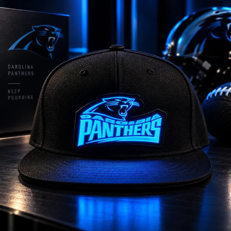 Football Fan LED Light-Up Snapback Cap