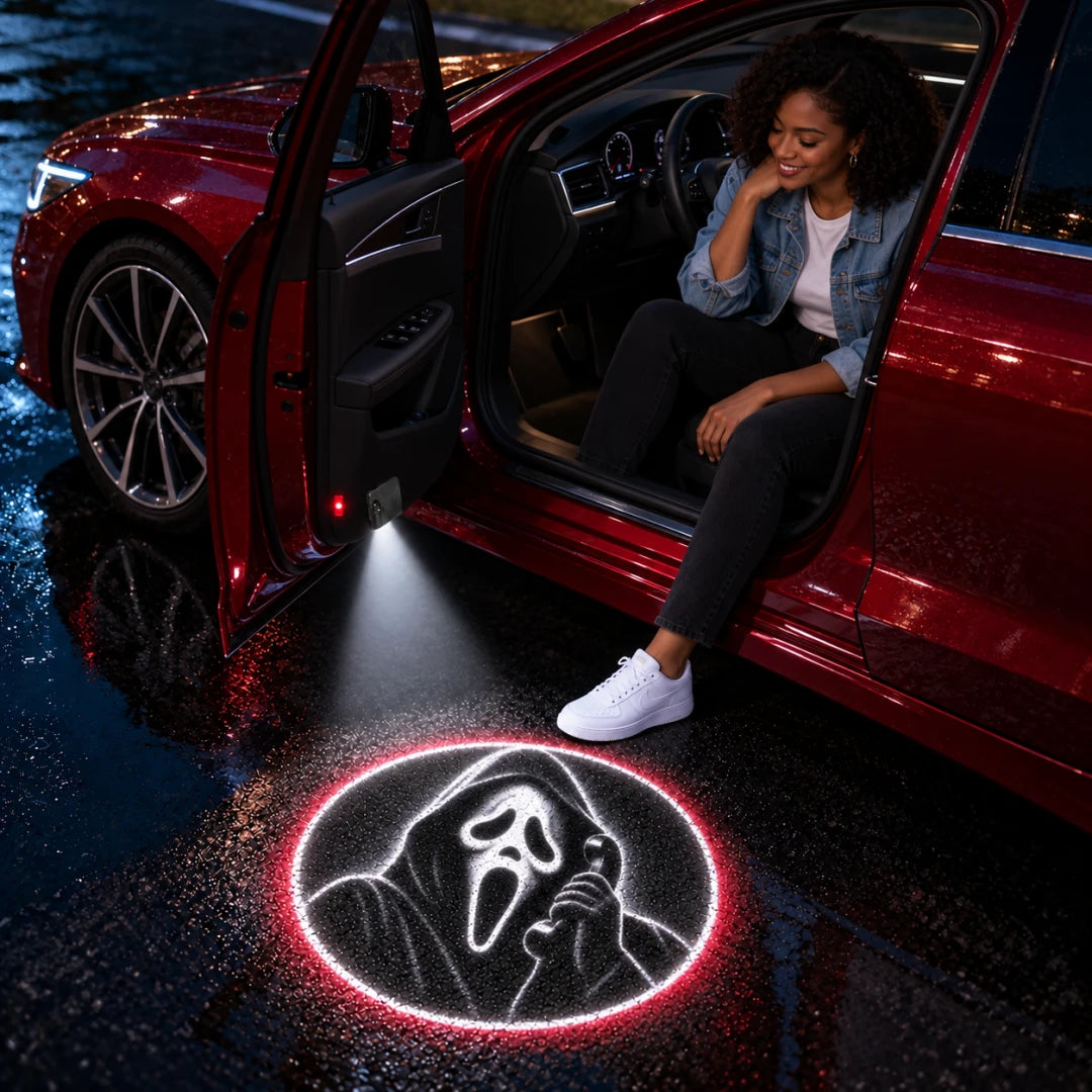Horror Car Door Projector Lights
