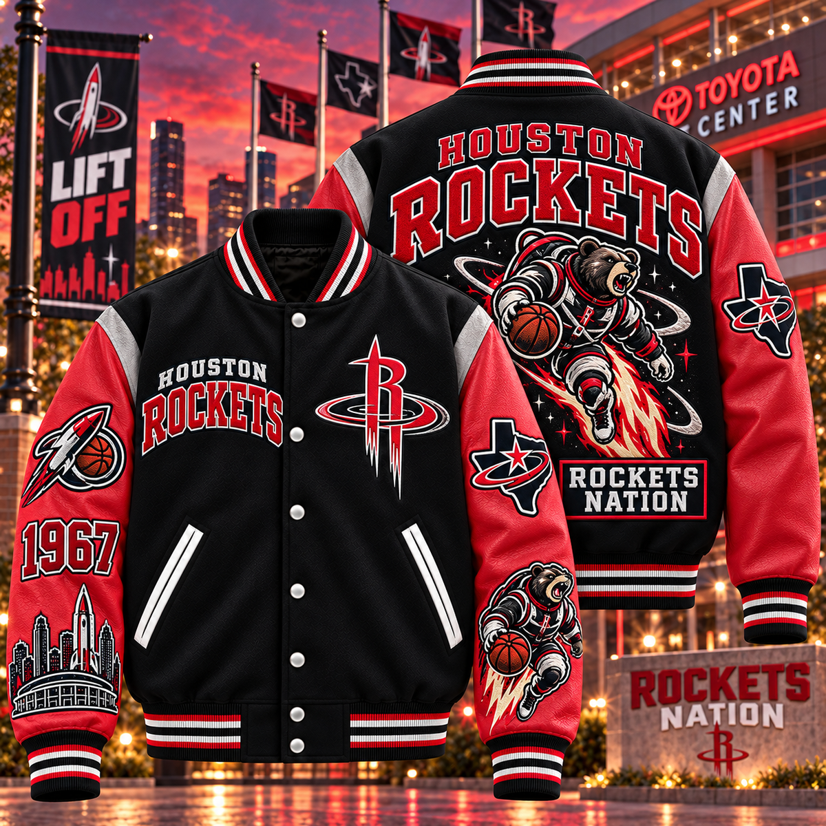 Houston Roc Baseball Jacket