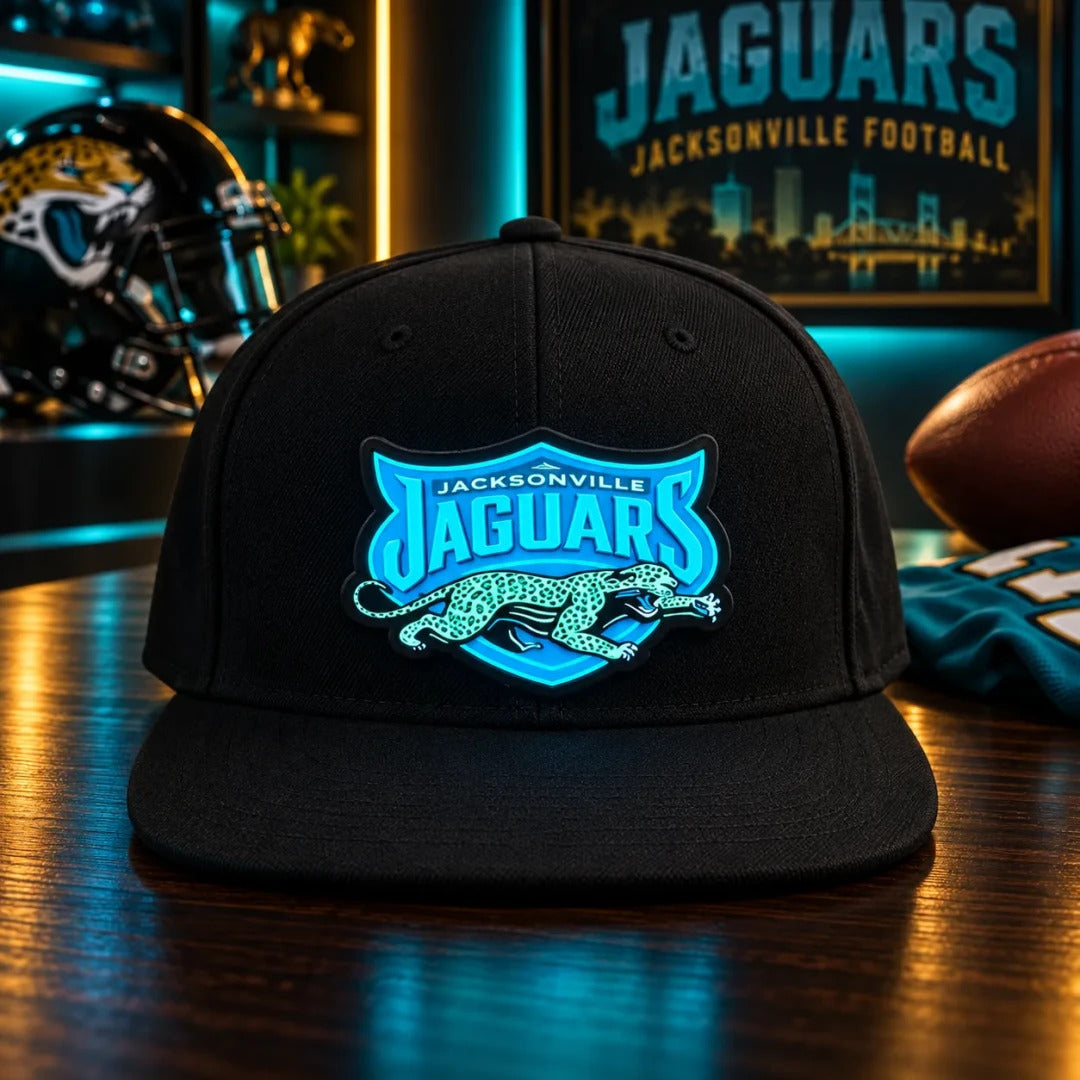 Football Fan LED Light-Up Snapback Cap