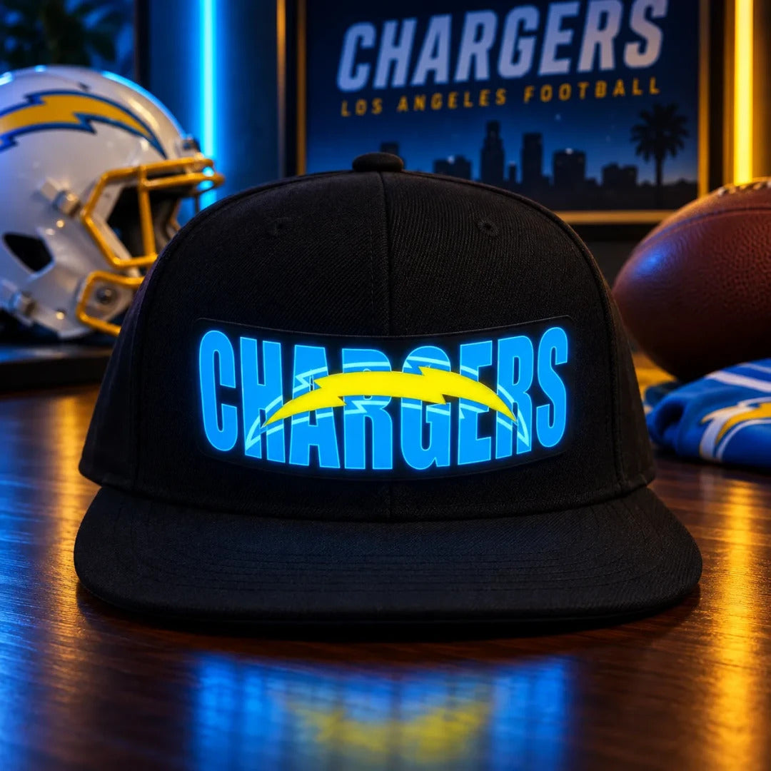 Football Fan LED Light-Up Snapback Cap