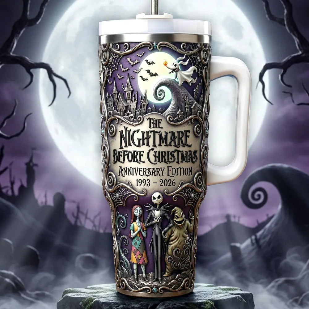 The Nightmare Before Christmas 33rd Anniversary Tumbler