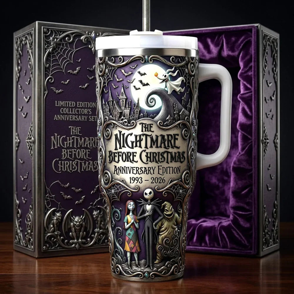 The Nightmare Before Christmas 33rd Anniversary Tumbler