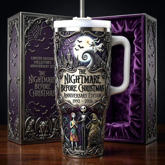 The Nightmare Before Christmas 33rd Anniversary Tumbler