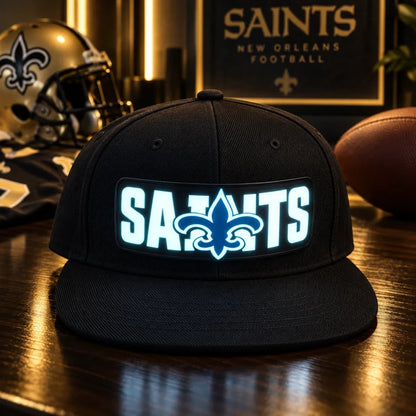 Football Fan LED Light-Up Snapback Cap