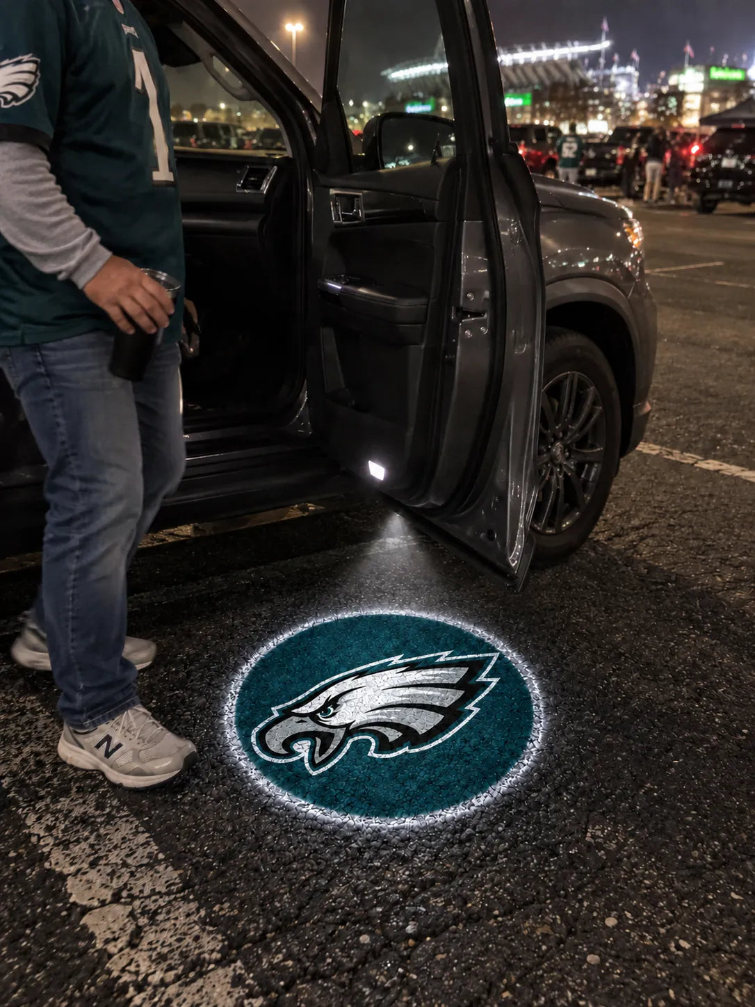 Football Team Car Door Projector Lights